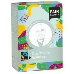 Fair Squared Fairtrade Jubiläum Duschseife Grüntee 80 g