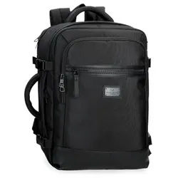 Pepe Jeans Unisex. 7052642 Blackmore 2c Rucksack schwarz (OSFA), Lässig, Polyester