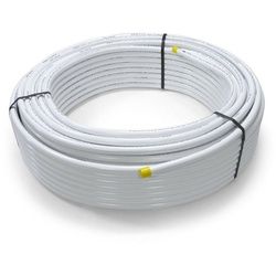 PipeTec Deutschland Alu-Verbundrohr Aluverbundrohr 20x2 mm 10m weiß Mehrschichtverbundrohr