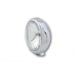 HIGHSIDER smart 4 1/2 Zoll Fernscheinwerfer Chrom Flaches Gehäuse, E-geprüft (1Stk)