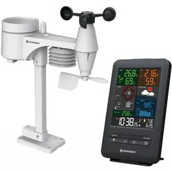 BRESSER BRESSER Wetterstation 5-in-1 Beaufort mit Farbdisplay Wetterstation schwarz