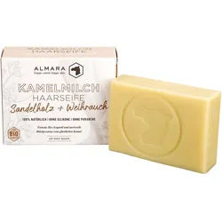 Almara - Bio Kamelmilch Haarseife Sandelholz + Weihrauch 100 g