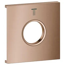 GROHE Metallplatte Grohtherm Aqua Tiles 106888, Symbol: Kopfbrause 2 warm sunset geb., 106888DL00 106888DL00