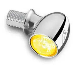 Kellermann LED-Blinker Atto, chrom, klares Glas, silber für Männer