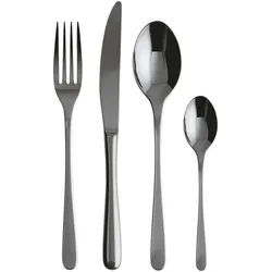 Sambonet Besteckset , Schwarz , Metall , 24-teilig , DIN EN ISO 14001, DIN EN ISO 50001, DIN EN ISO 9001 , Besteck, Besteck-sets