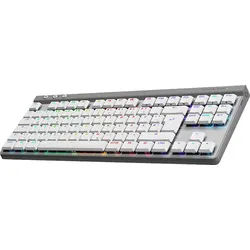 LOGITECH G515 LIGHTSPEED TKL Tactile, Gaming Tastatur, Mechanisch, Sonstiges, kabellos, White