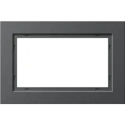 Gira Abdeckrahmen 1 1 2-fach anthrazit 100123