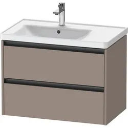 Duravit Ketho.2 Waschtischunterbau wandhängend Basalt Matt 784x455x549 mm - K25285043430000 K25285043430000