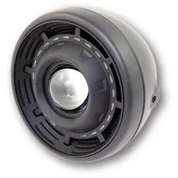 SHIN YO Ellipsoid-Scheinwerfer CYCLOPS, schwarz matt, schwarz