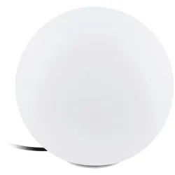 Eglo AUßENKUGELLEUCHTE , Weiß , Kunststoff , rund , F , 2.8 cm , Farbwechsler, LED-Leuchtmittel austauschbar, Farbtemperaturwechsler, einfach zu transportieren , Lampen & Leuchten, Außenbeleuchtung, Außenleuchten