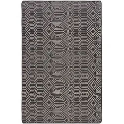 Snapstyle In- UND Outdoor Teppich Beidseitig Newport Modern , Schwarz , Textil , 100x400 cm , Teppiche und Böden, Teppiche, Outdoorteppiche