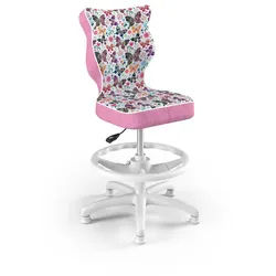 Raumhirsch Furniture Drehstuhl Petit Kinderstuhl mit Fußstütze weiß Storia 31 Größe 4