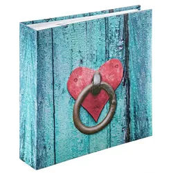 Hama Fotoalbum Rustico, 200 Fotos 10x15 cm; Tulpen Motiv bunt