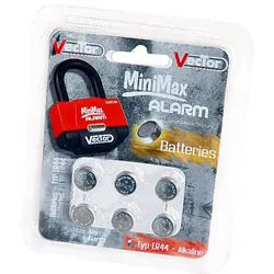 VECTOR Minimax+ Alarmbatterien - 1,5V (6 Stück)