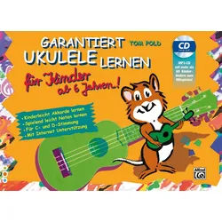 Sachbuch Garantiert Ukulele lernen für Kinder Kinderleicht Akkorde lernen – Spi Tom Pold