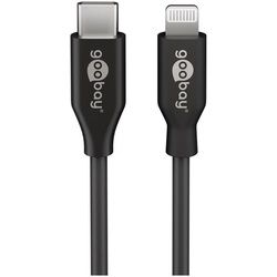 Goobay Lightning - USB-C Kabel, 1,0 m, schwarz