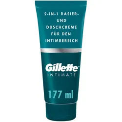 Gillette Intimate Reinigungs- und Rasiercreme für den Intimbereich 177 ml Männer