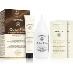 Apivita My Color Elixir Haarfarbe ohne Ammoniak Farbton 7.3 Blonde Gold 1 St.