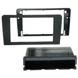 Doppel-DIN Komplettset PRO Version mit Ablagefach/ Rubber-Touch