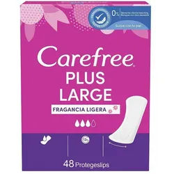 Carefree Plus Large Protector Fragancia Ligera 48 Uds 0,17 kg