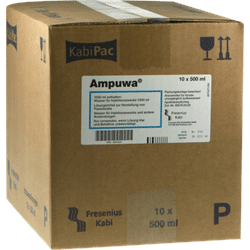 AMPUWA Plastikflasche Injektions-/Infusionslsg. 10X500 ml