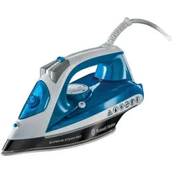 Russell Hobbs Dampfbügeleisen , Blau, Weiß , Kunststoff, Keramik , 310 ml , 12.5x16.0x28.6 cm , Sprayeinrichtung, Selbstentkalkung, für Leitungswasser geeignet, Tropf-Stopp, Betriebskontrollleuchte , Haushalt & Kleinelektro, Wäschepflege, Bügeleisen