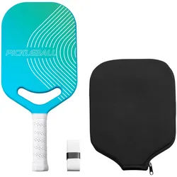 VEVOR Pickleball-Schläger aus Kohlefaser mit Aero Throat Honeycomb Schläger