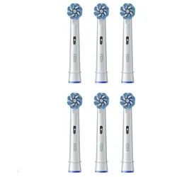 Oral-B Elektrische Zahnbürste Pro Sensitive Clean Aufsteckbürsten braun