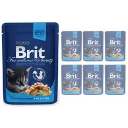 BRIT Cat Kitten Chicken 6x100g