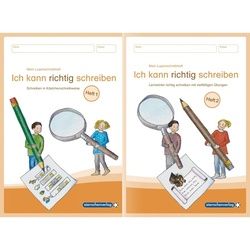 Mein Lupenschreibheft 1 Und 2 - Ich Kann Richtig Schreiben - sternchenverlag GmbH, Katrin Langhans, Kartoniert (TB)