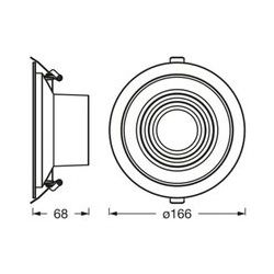 Ledvance Decor Filament Ripple LED-Downlight