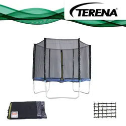 Terena Sicherheitsnetz Ersatznetz für Trampolin 305 cm 6 Stangen
