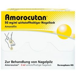 AMOROCUTAN 50 mg/ml wirkstoffhaltiger Nagellack 3 ml