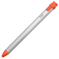 Logitech Eingabestift Crayon Digitaler Zeichenstift silber/orange silberfarben