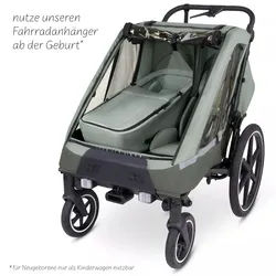 ABC Design Neugeboreneneinsatz für Fahrradanhänger TOUR
