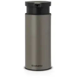 Brabantia Profile Seifenspender, 200 ml, Seifen-Spender ideal für das Badezimmer, Farbe: Platinum