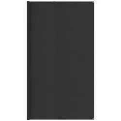 vidaXL Outdoorteppich 400 x 800 cm Zeltteppich 400x800 cm Anthrazit HDPE Wohnwagen Teppich V, Höhe: 800 mm schwarz