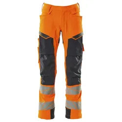 Warn Stretchbundhose Kl.2 ACCELERATE SAFE - 90C60 (EU 114) - orange/schwarzblau