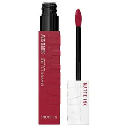 MAYBELLINE NEW YORK Lippenstift SUPER STAY MATTE INK LIPPENSTIFT, mattes Finish und hält bis zu 16 Stunden rot