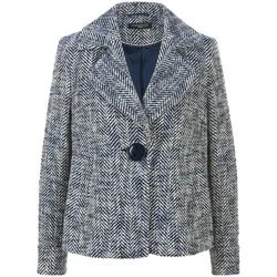 Le blazer coupe évasée décontractée Fadenmeister Berlin bleu