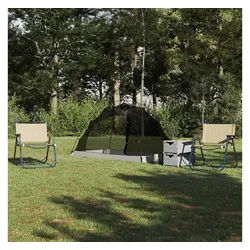 furnicato Dachzelt Minimalistisches Moskitonetz 236x108x120 cm Grau und Schwarz, (1 tlg) schwarz