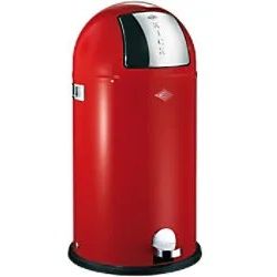 Wesco Treteimer Stahl 40 L 75,5 cm (H) Rot