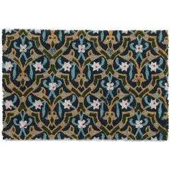 Relaxdays FUßMATTE , Textil, Kunststoff , 60x40 cm , Teppiche und Böden, Schmutzfangmatten, Fußmatten