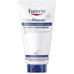 Eucerin® UreaRepair 5% Urea Handcreme schützt und pflegt sehr trockene und strapazierte Hände intensiv