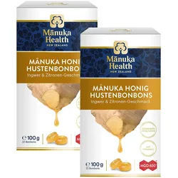 Manuka Health MGO 400+ Manuka-Honig Hustenbonbons Ingwer-Zitrone