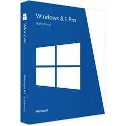 Microsoft Windows 8.1 Professional Vollversion