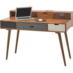 HTI-Living, Schreibtisch, Schreibtisch Antik Massivholz (H, B)
