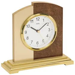 AMS Funktischuhr 5144 5145 5146 goldfarben