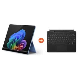 Microsoft Surface Pro (11. Generation) 13" OLED 2in1 Saphir Snapdragon® X Elite 16GB RAM 1TB SSD Win11 ZIB-00037 inkl. Black Keyboard