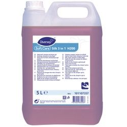 Soft Care Silk H200 Shampoo, 3 in 1, Seife, Shampoo und Bodywash in einem Produkt, 1 Karton = 10 Liter (2 x 5 Liter)